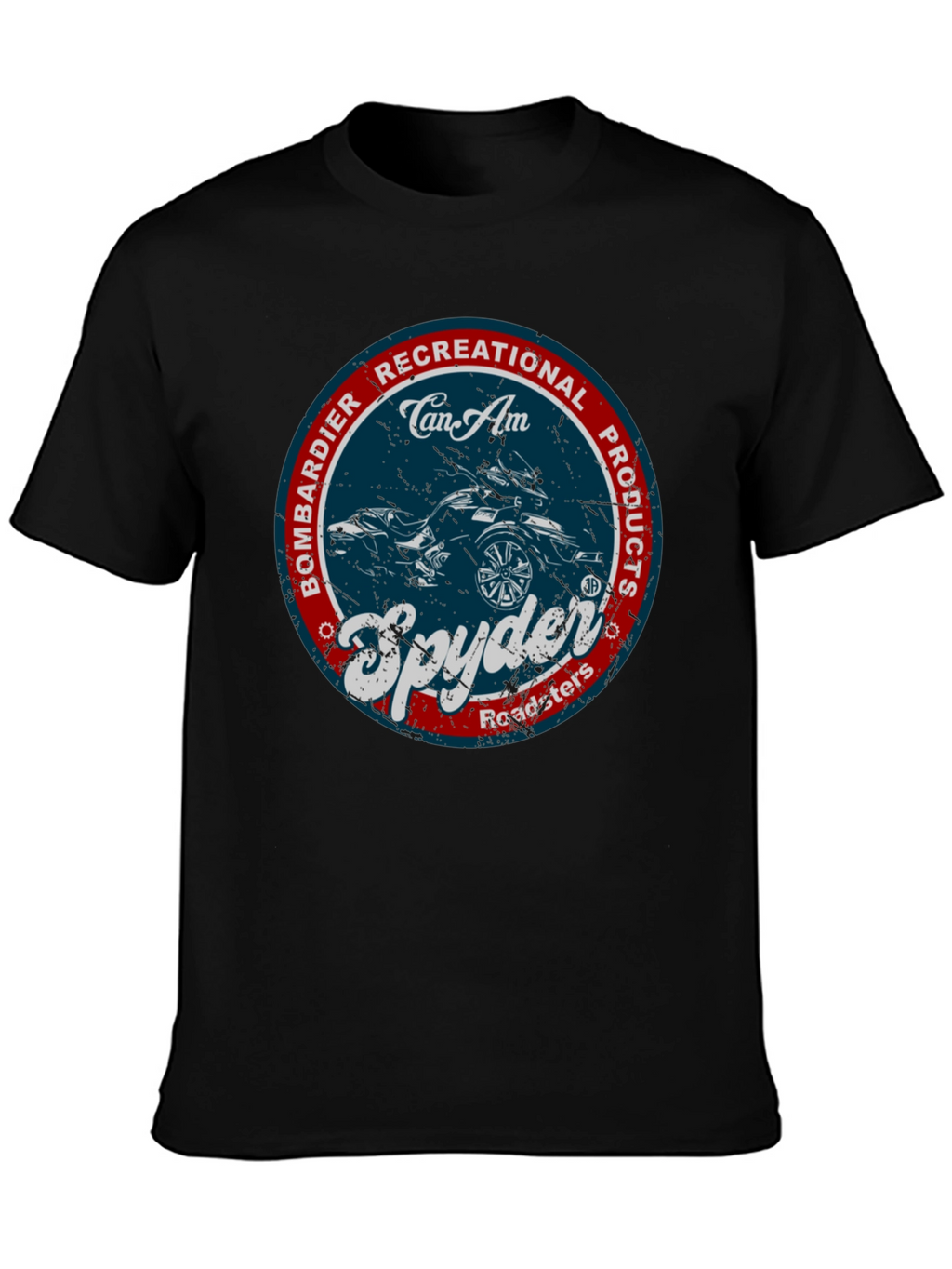 Can-Am Spyder Roadster Black T-Shirt