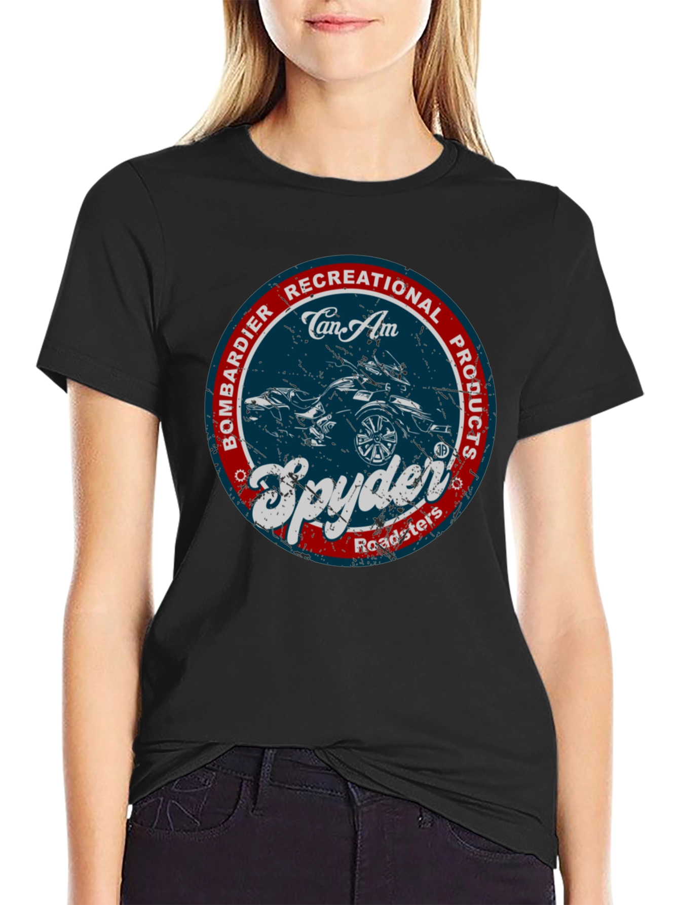 Can-Am Spyder Roadster Black T-Shirt