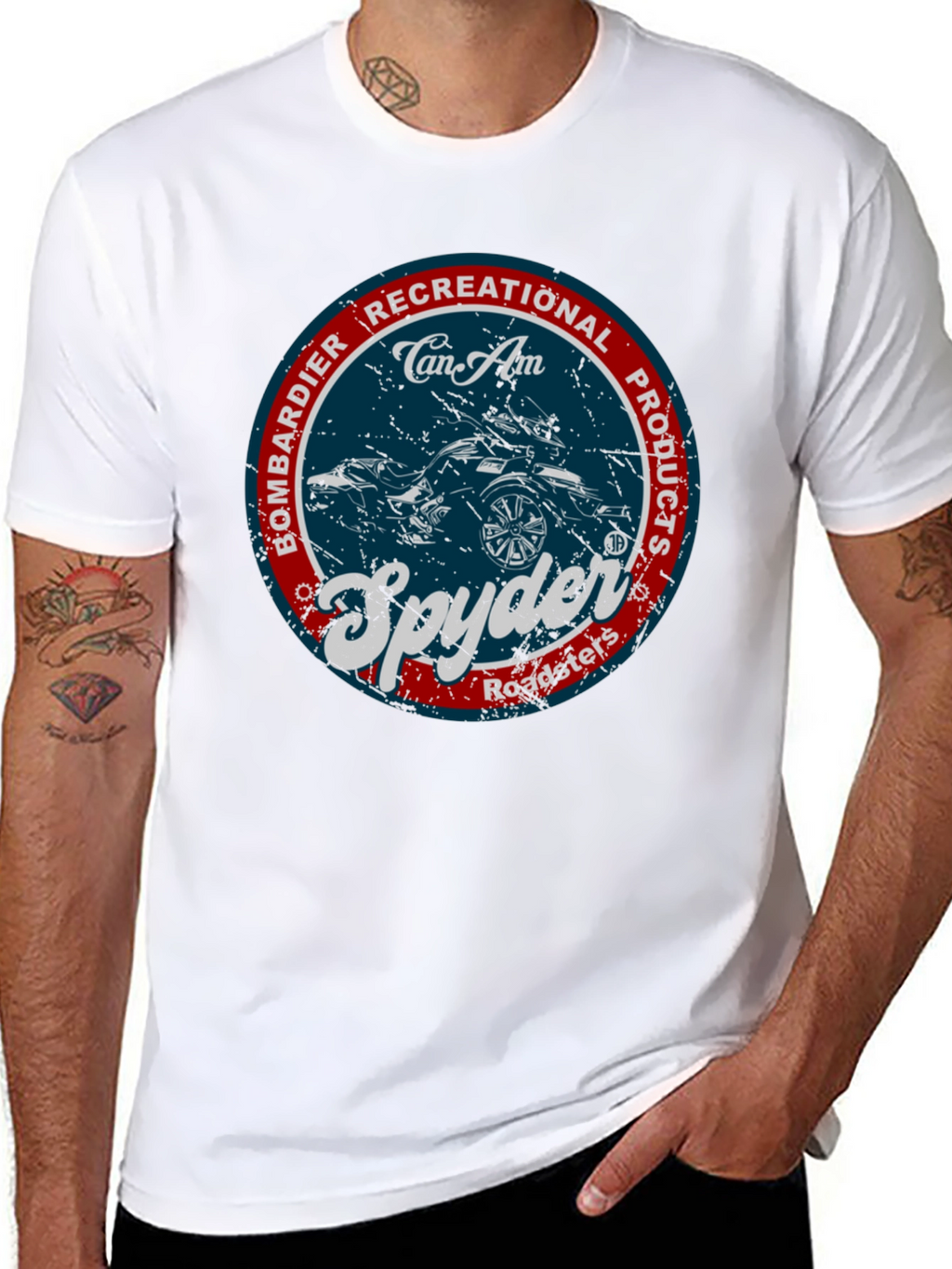 Can-Am Spyder Roadster Black T-Shirt