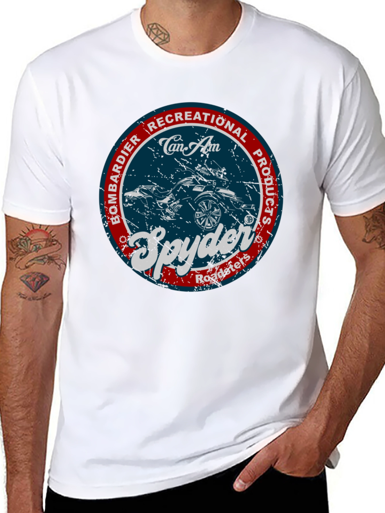 Can-Am Spyder Roadster Black T-Shirt