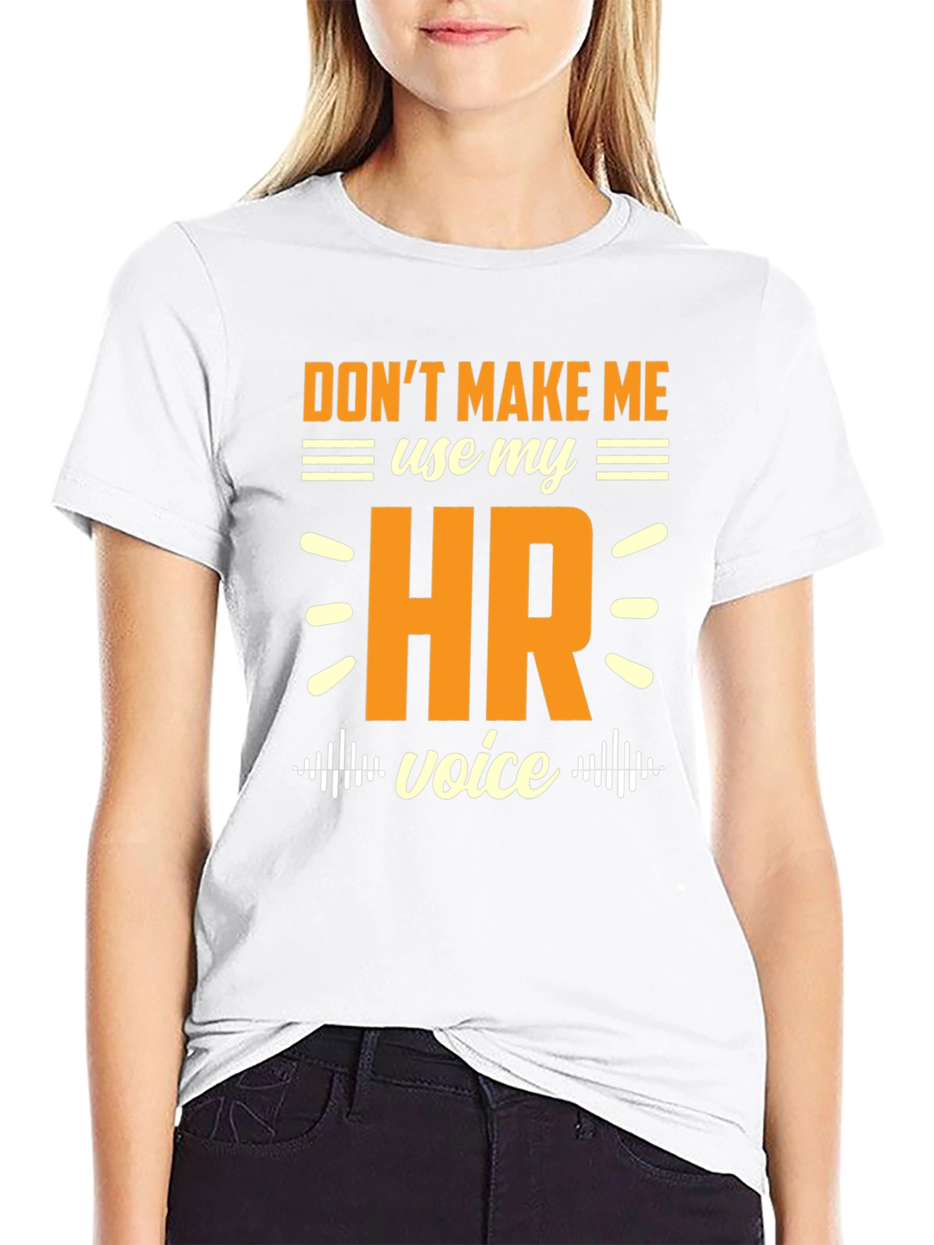 HR Voice T-Shirt - Funny Human Resources Tee