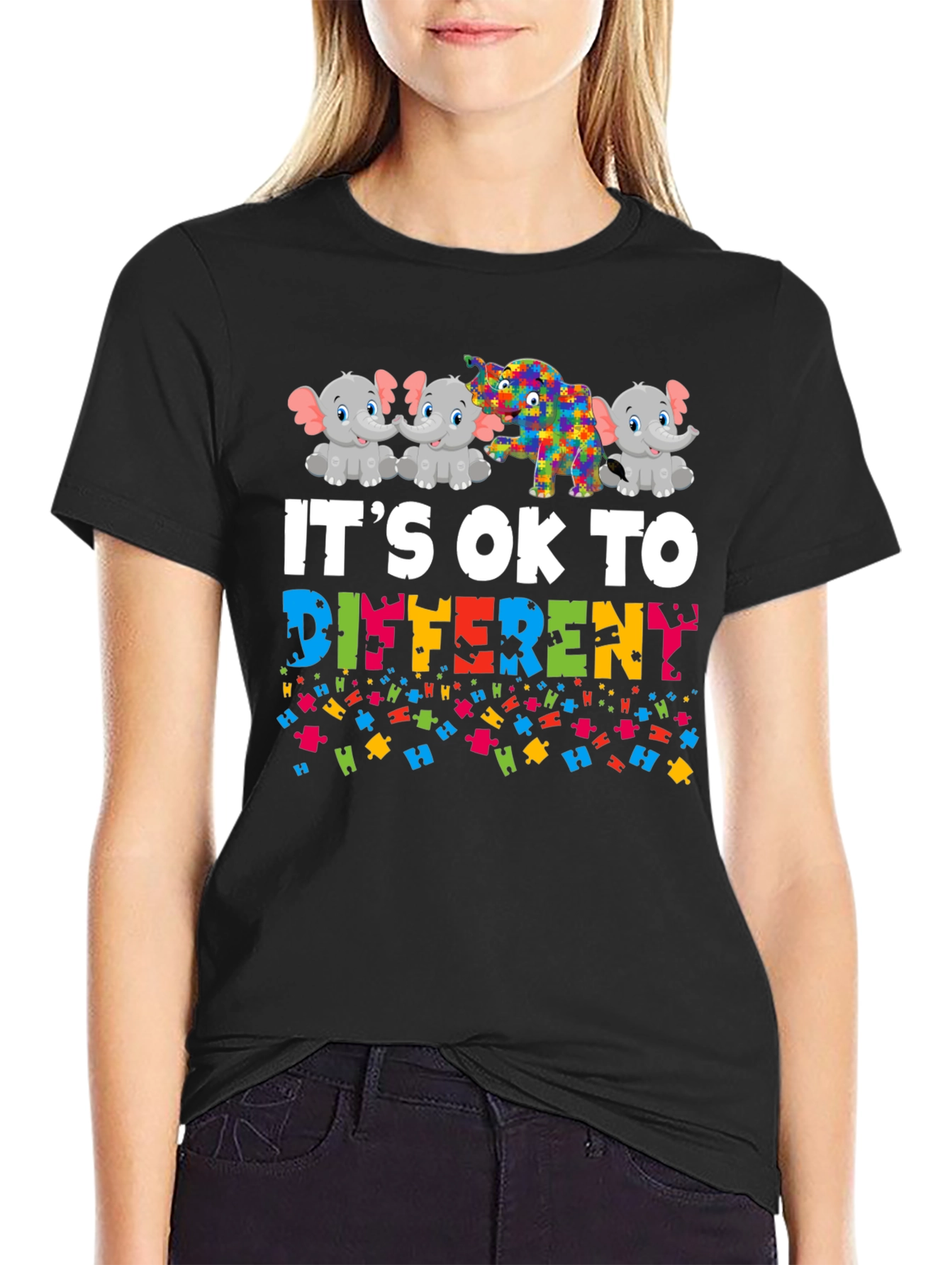 Its OK to Be Different Autism Awareness T-Shirt