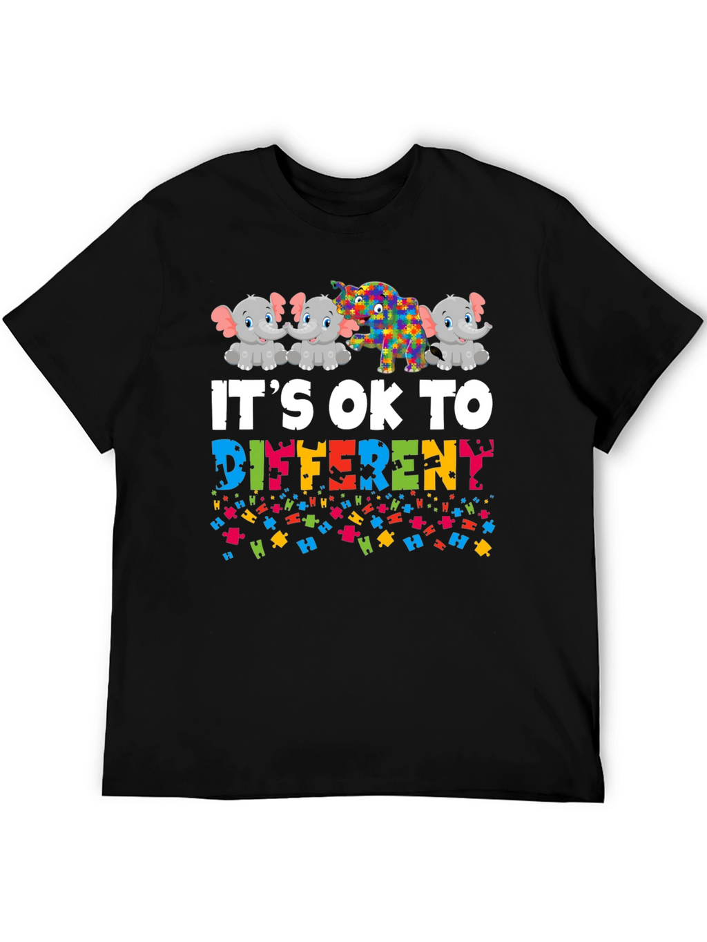 Its OK to Be Different Autism Awareness T-Shirt