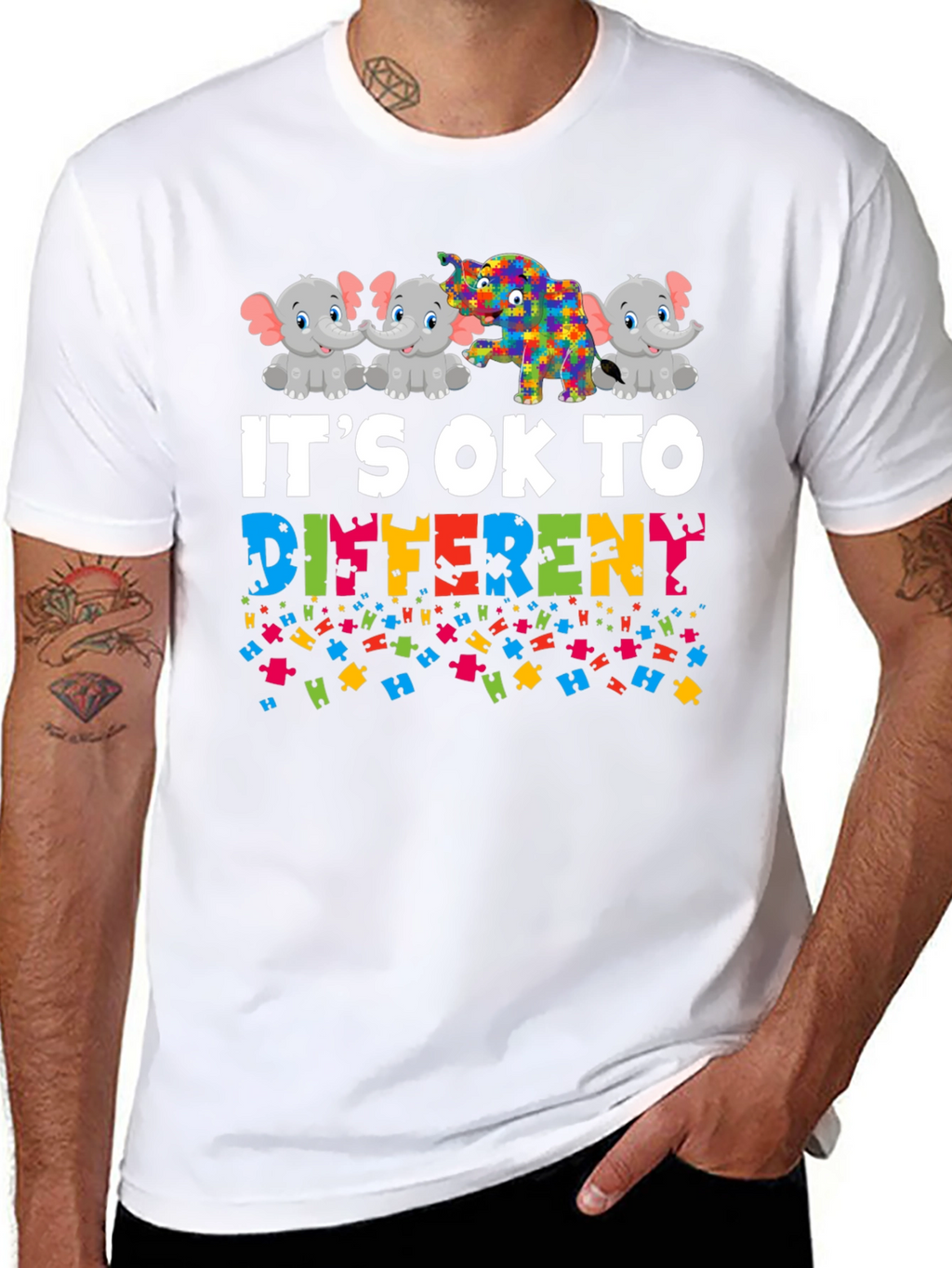 Its OK to Be Different Autism Awareness T-Shirt
