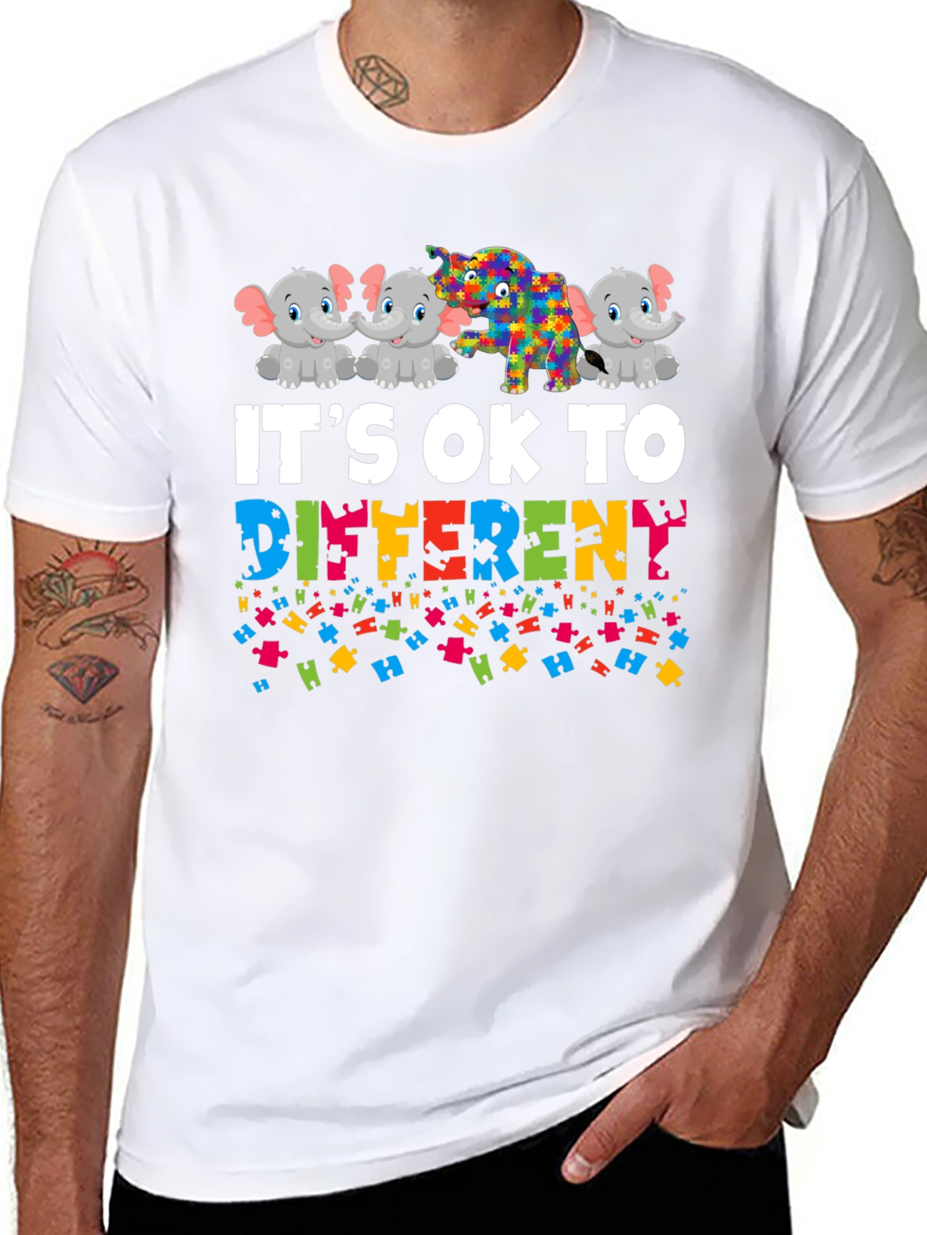 Its OK to Be Different Autism Awareness T-Shirt