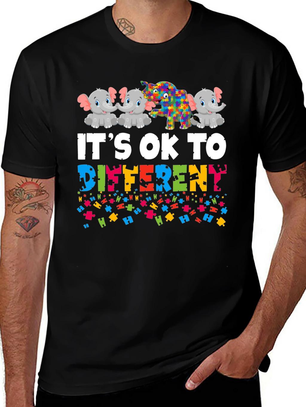 Its OK to Be Different Autism Awareness T-Shirt