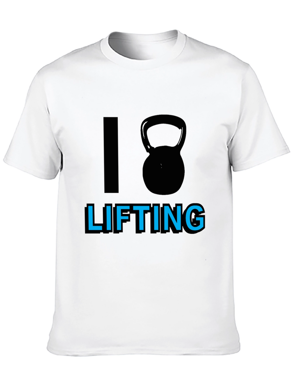 I Kettlebell Lifting Black T-Shirt