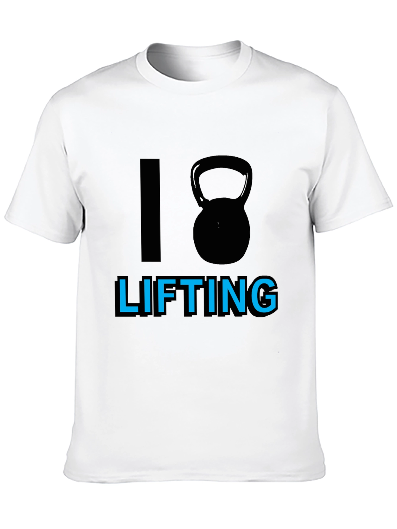 I Kettlebell Lifting Black T-Shirt