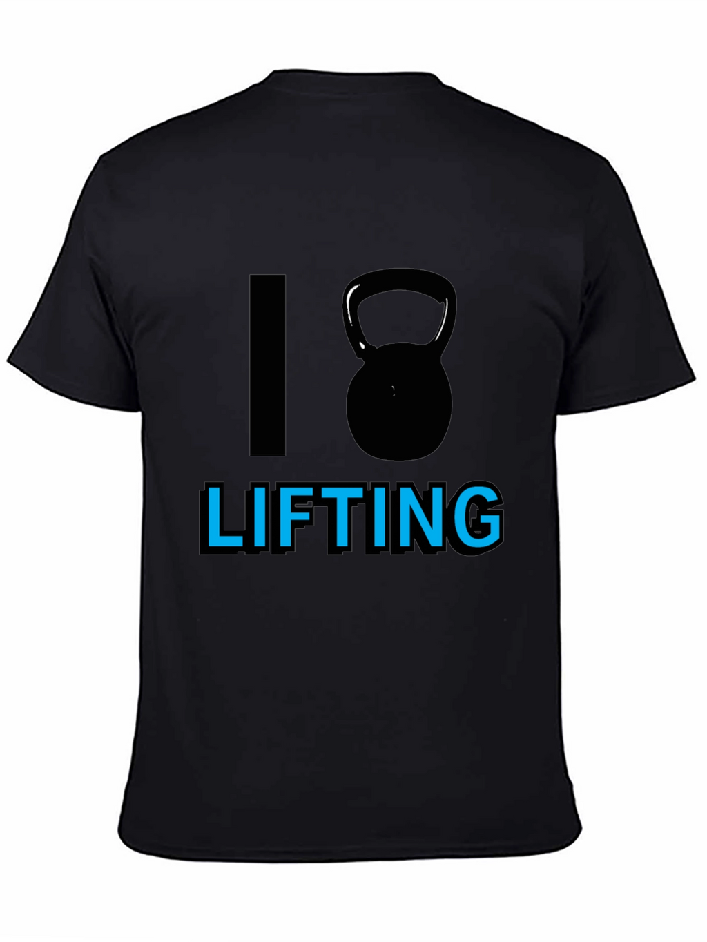 I Kettlebell Lifting Black T-Shirt