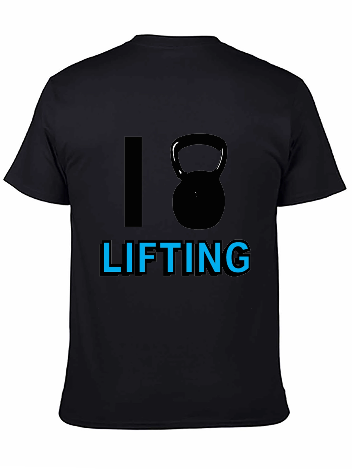 I Kettlebell Lifting Black T-Shirt