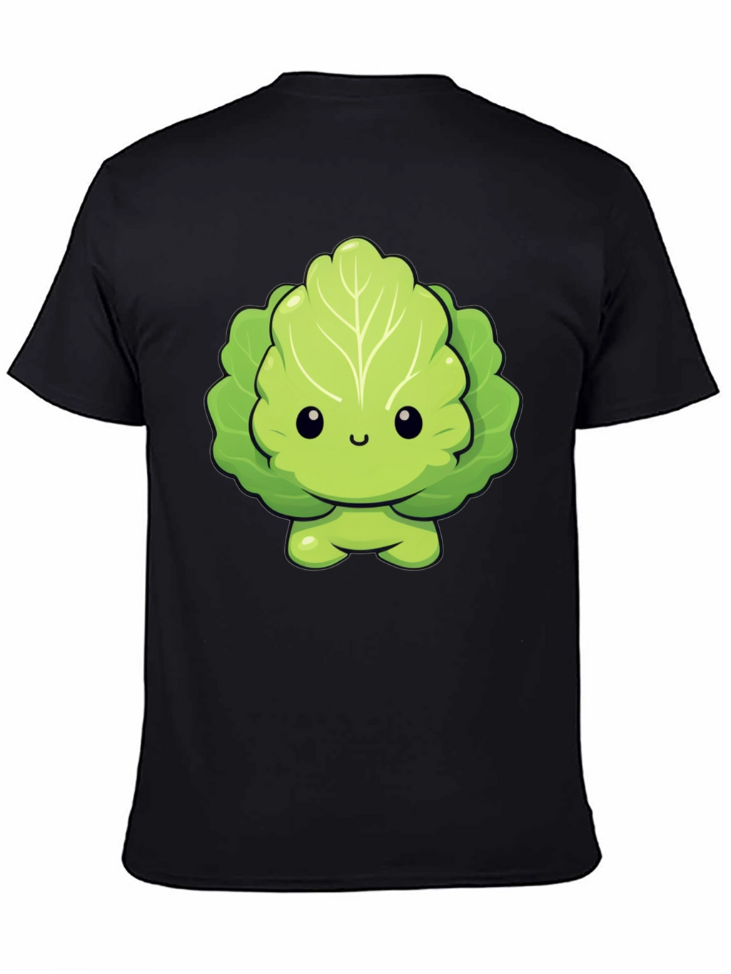 Cute Lettuce Cartoon Graphic T-Shirt