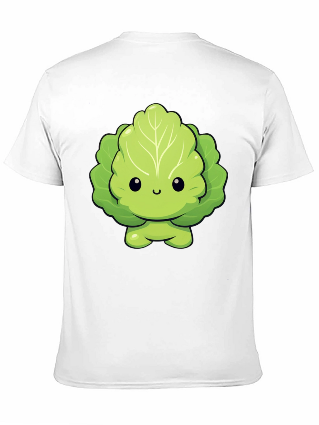 Cute Lettuce Cartoon Graphic T-Shirt