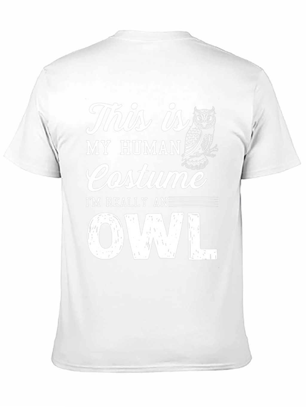 Human Costume Owl T-Shirt