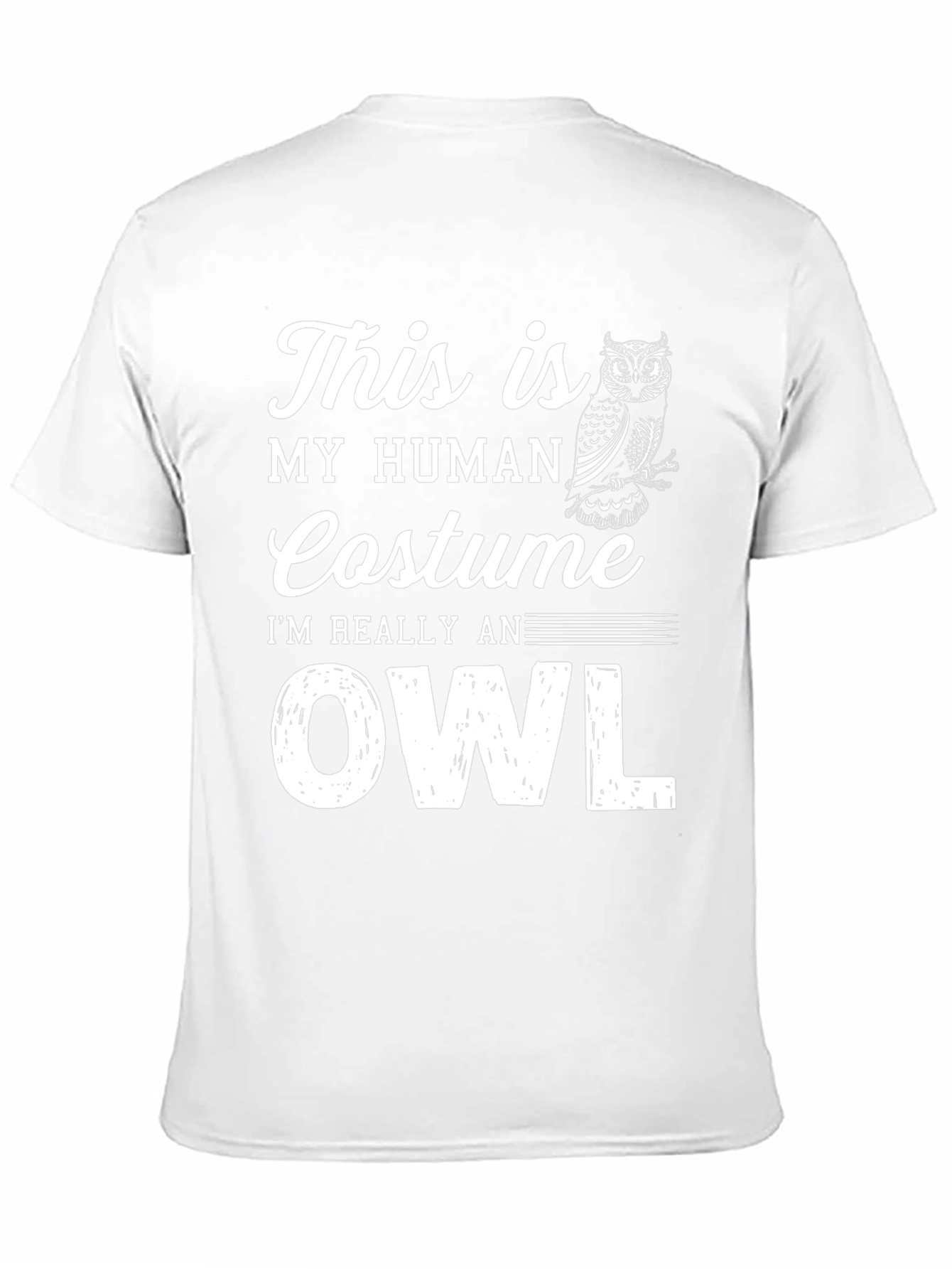 Human Costume Owl T-Shirt