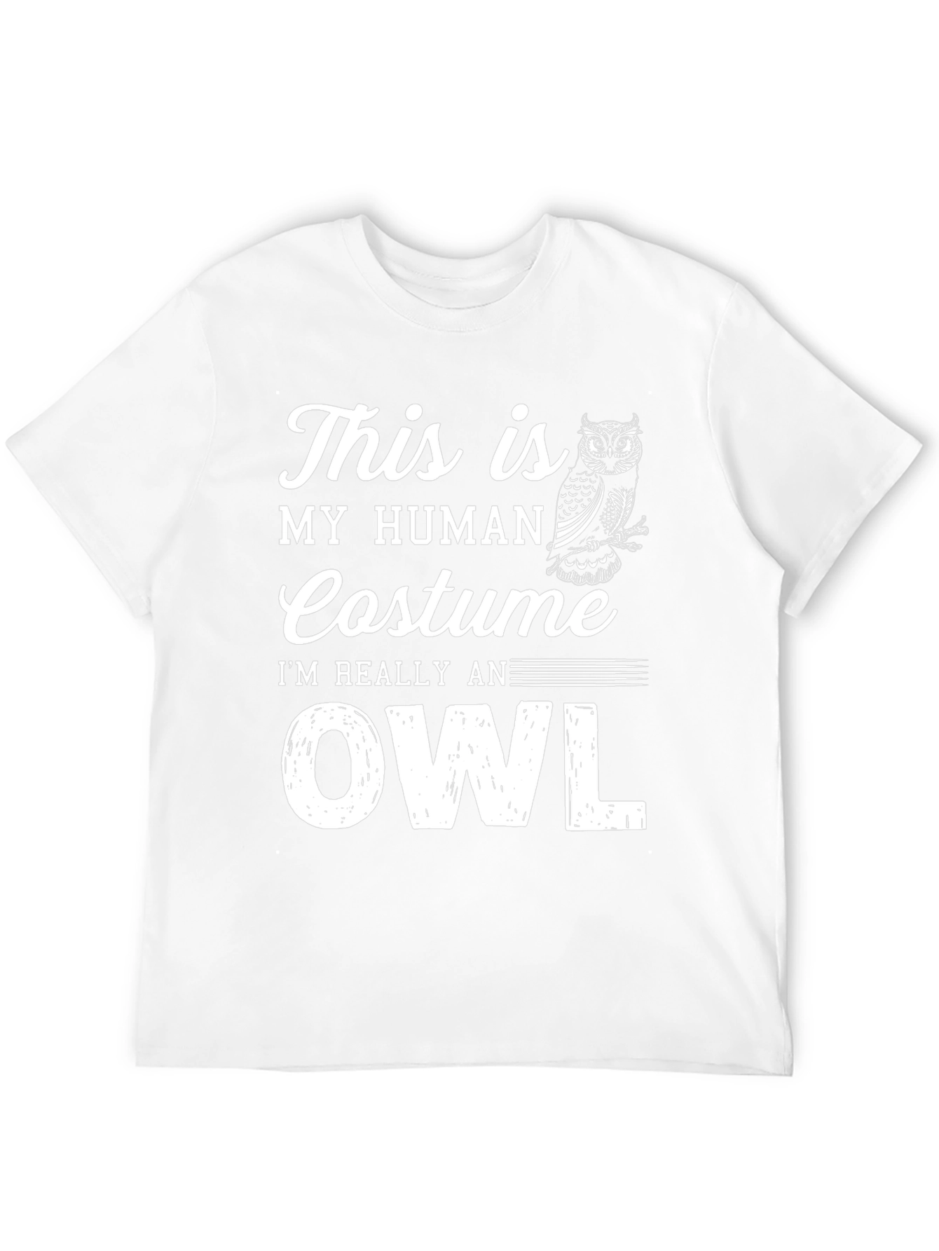 Human Costume Owl T-Shirt