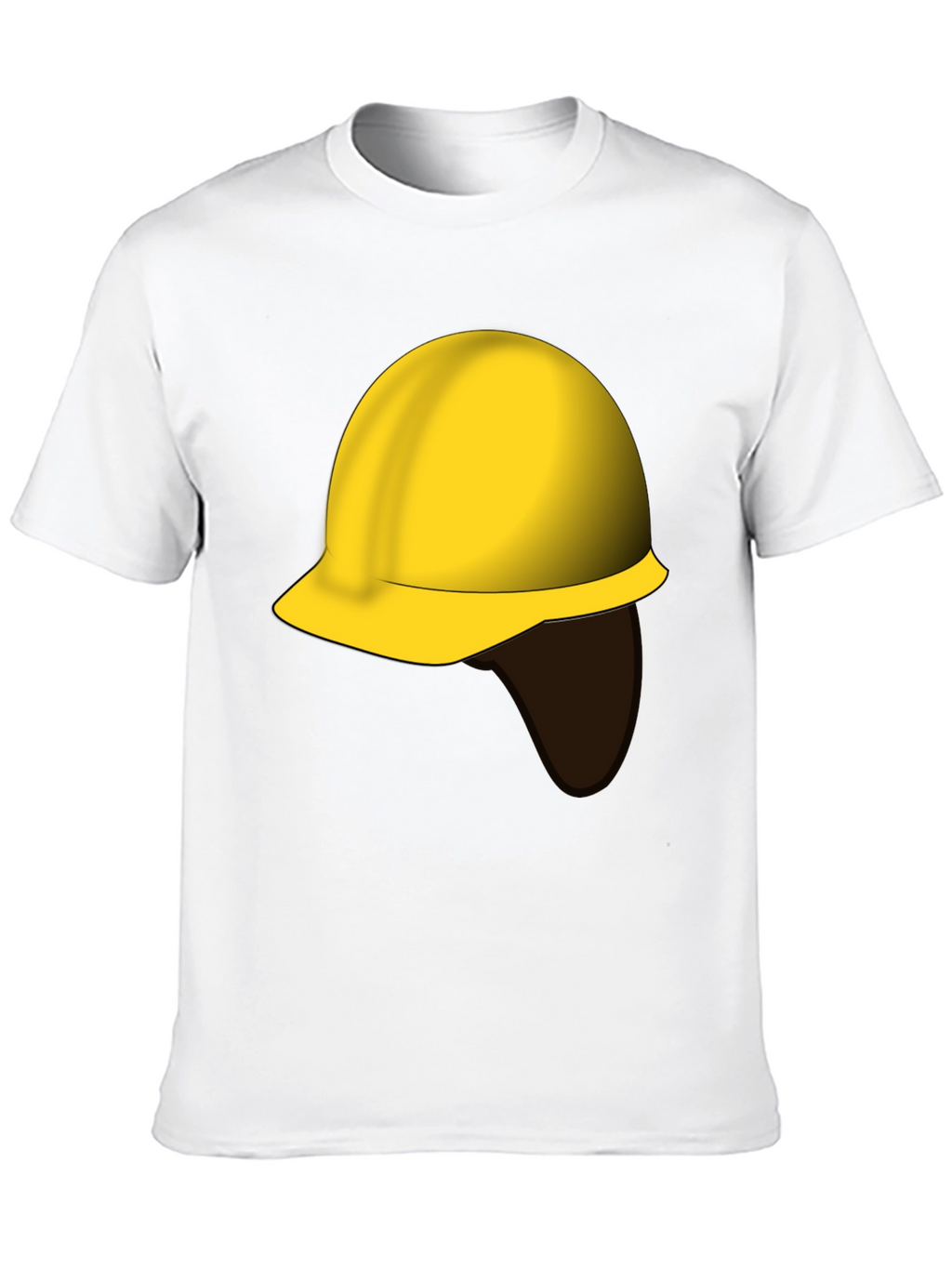 Construction Worker Hard Hat Graphic Tee