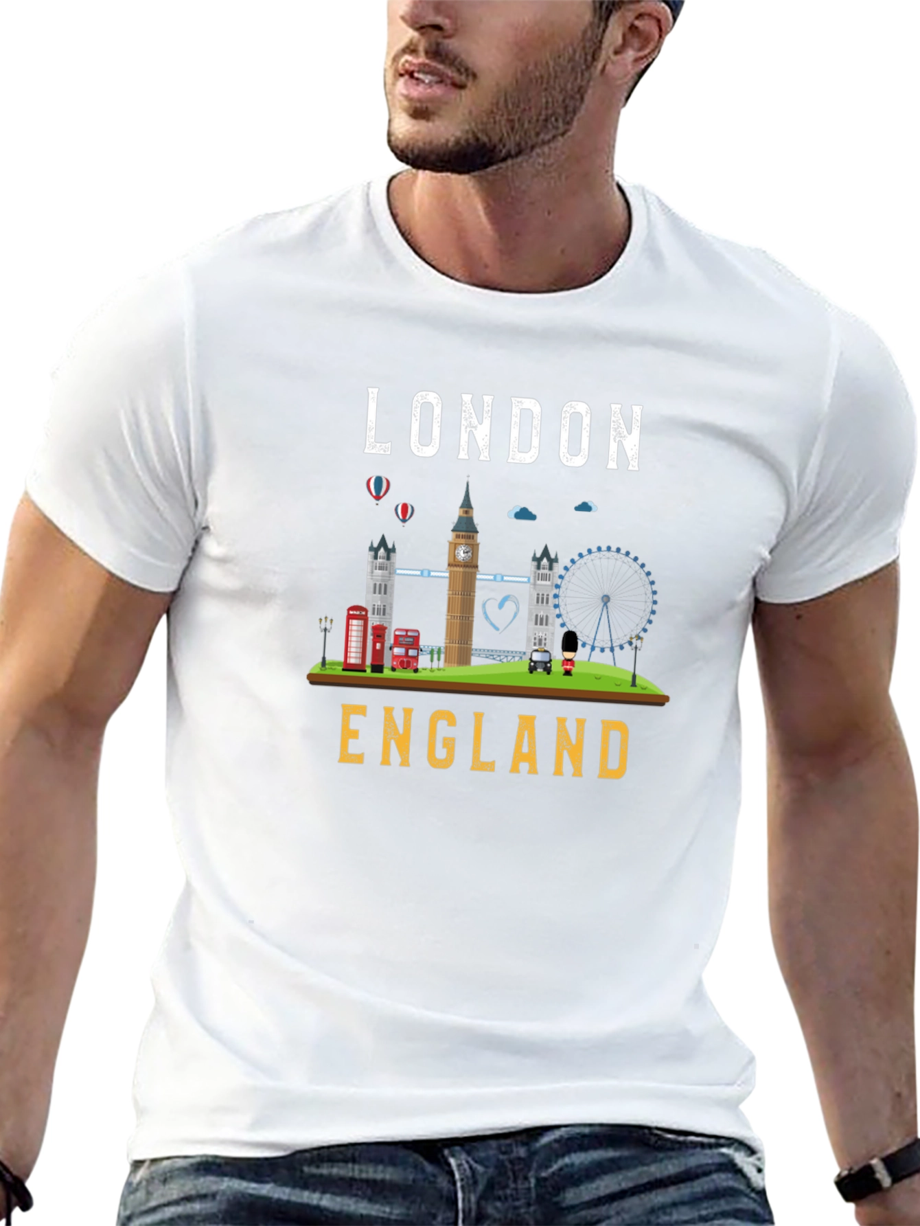 London England Souvenir Graphic T-Shirt