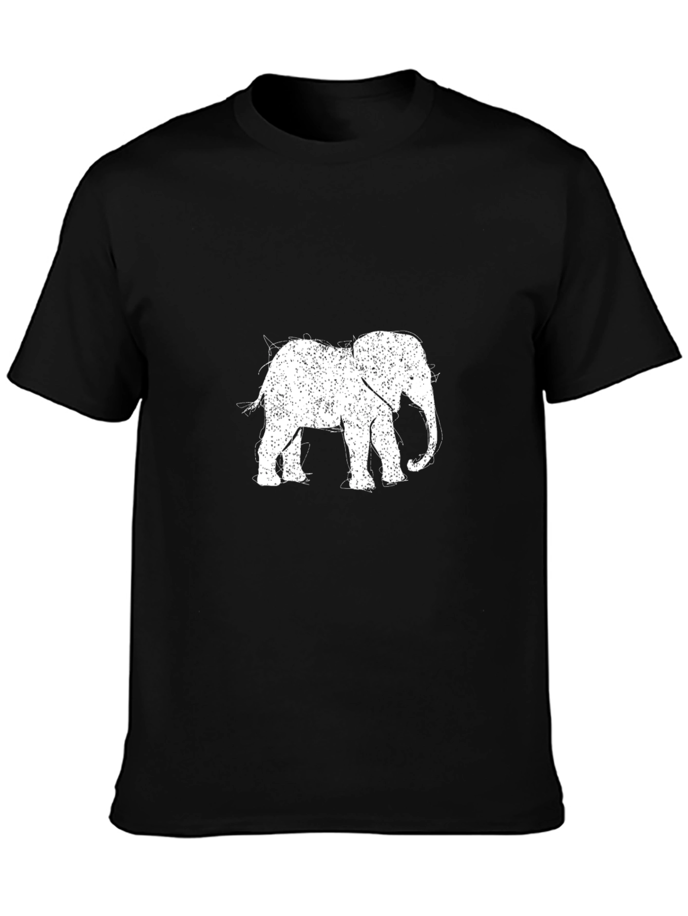 Elephant Graphic T-Shirt - Black