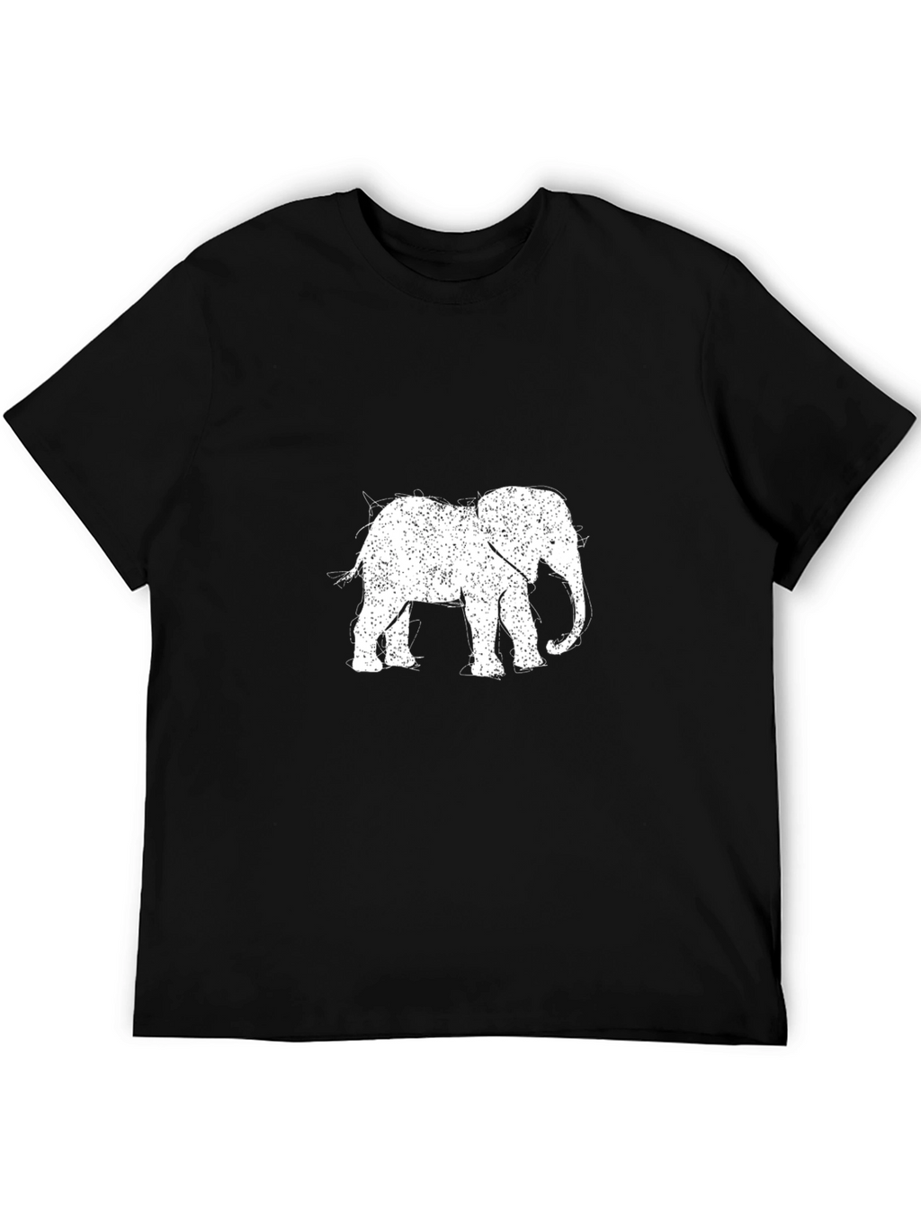 Elephant Graphic T-Shirt - Black