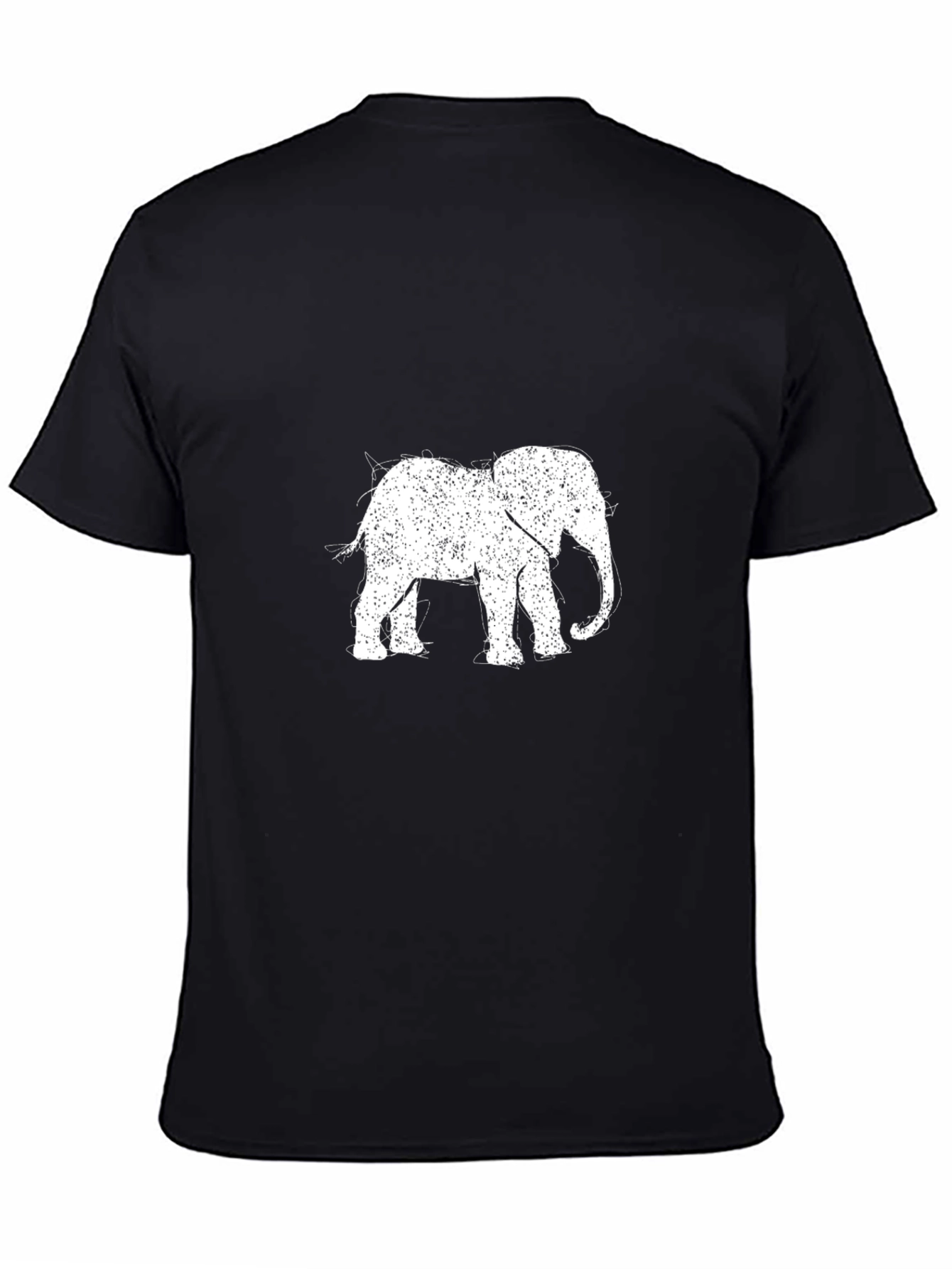 Elephant Graphic T-Shirt - Black