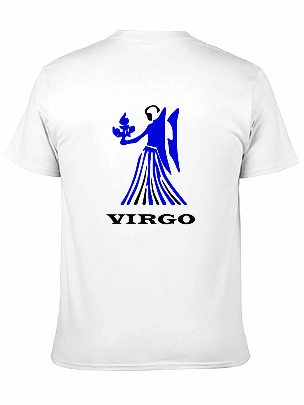 Virgo Zodiac Sign Black T-Shirt