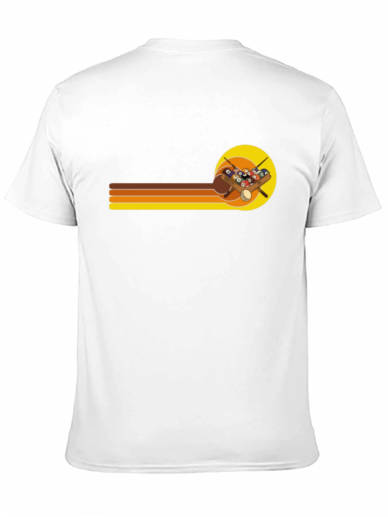 Retro Billiards Graphic T-Shirt