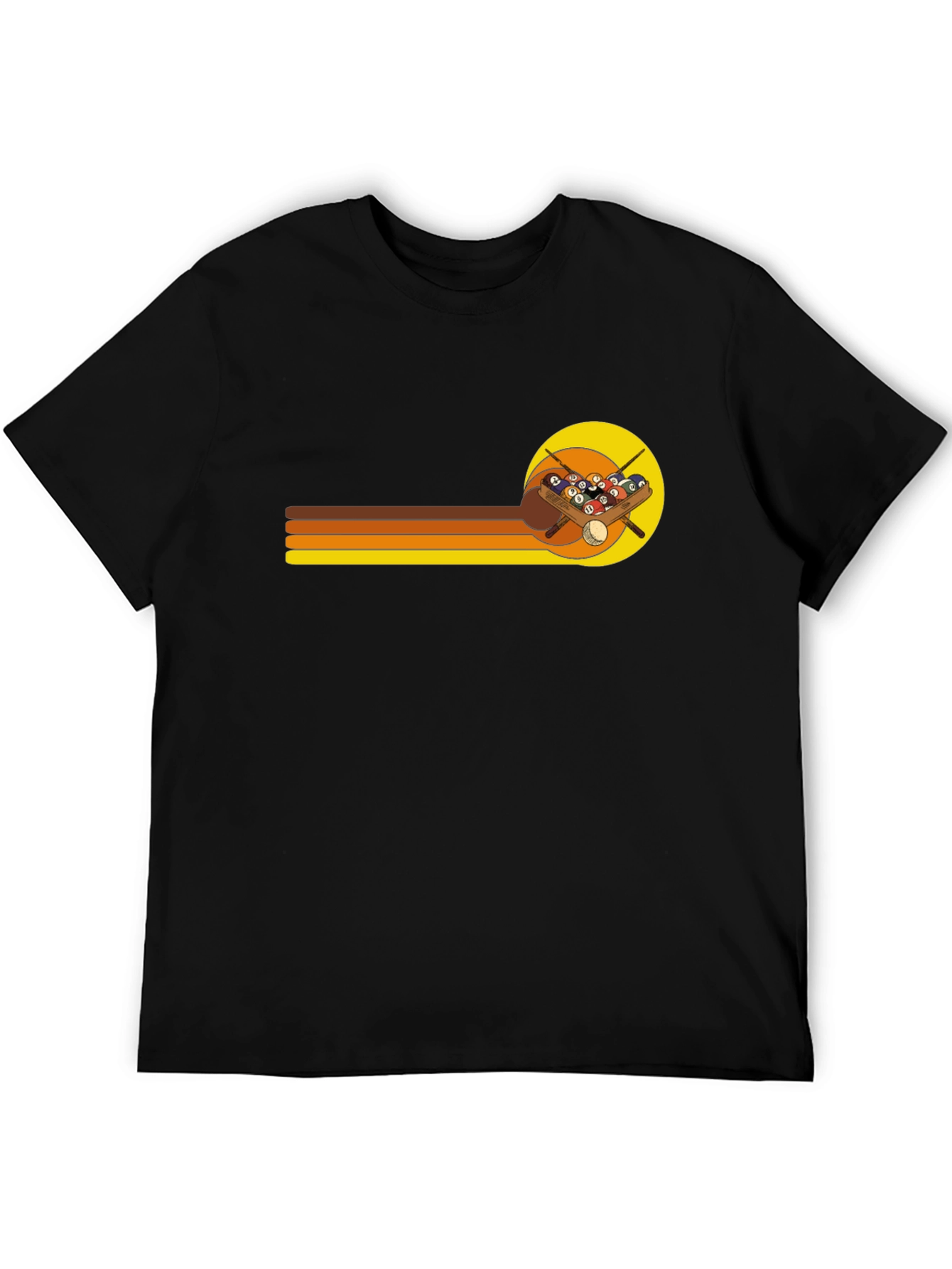 Retro Billiards Graphic T-Shirt