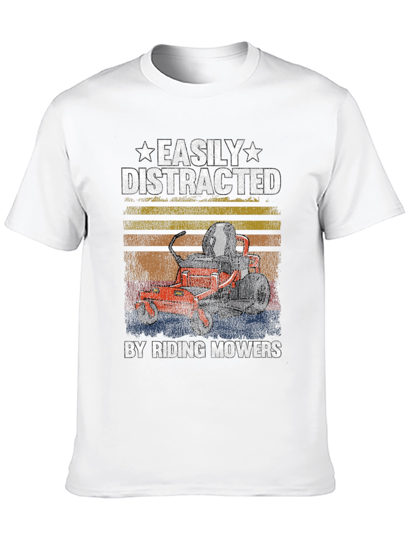 Easily Distracted Riding Mowers T-Shirt