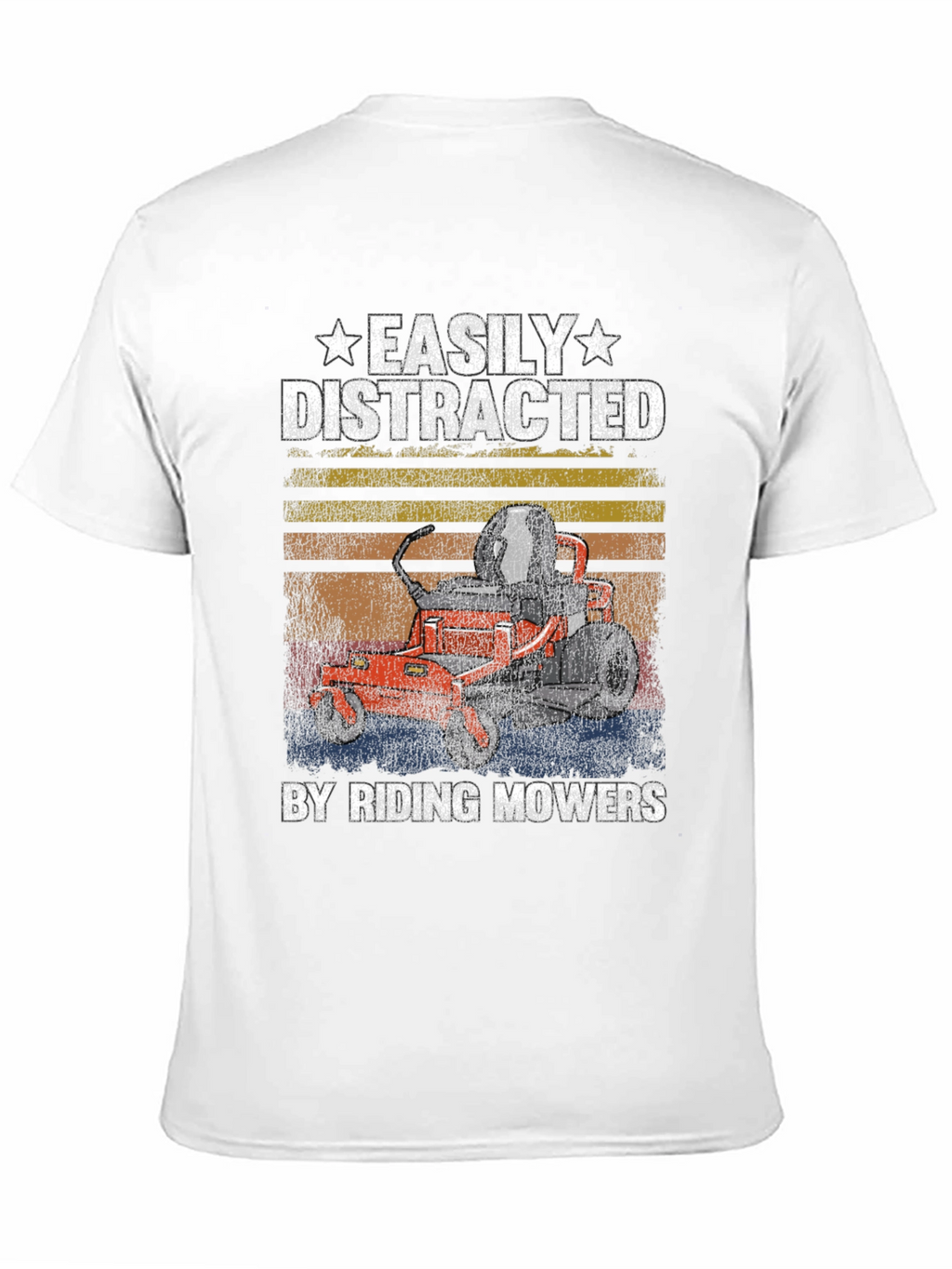 Easily Distracted Riding Mowers T-Shirt