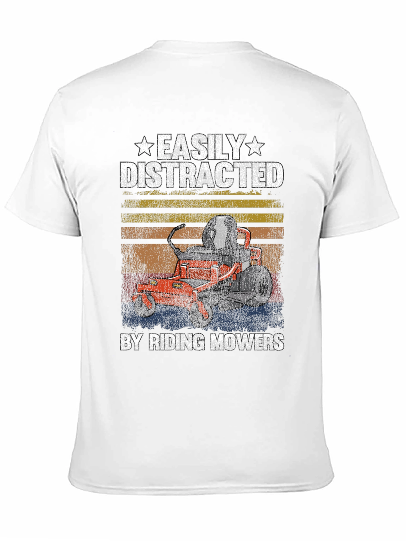 Easily Distracted Riding Mowers T-Shirt