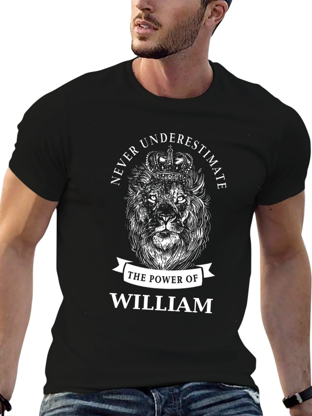 Never Underestimate William Graphic Tee