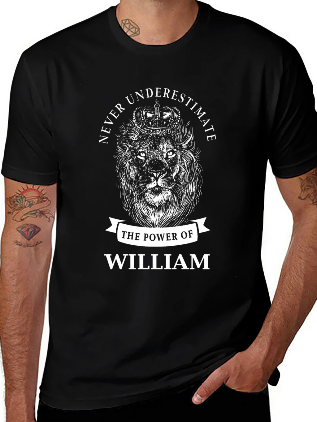 Never Underestimate William Graphic Tee