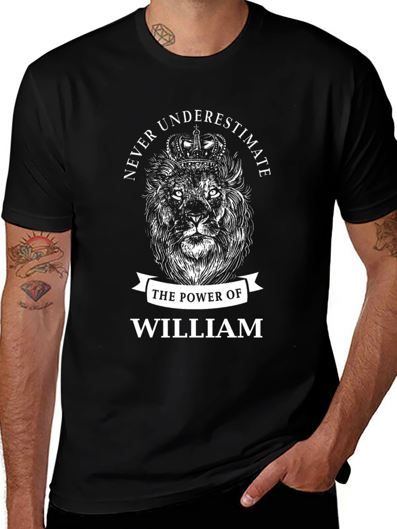 Never Underestimate William Graphic Tee