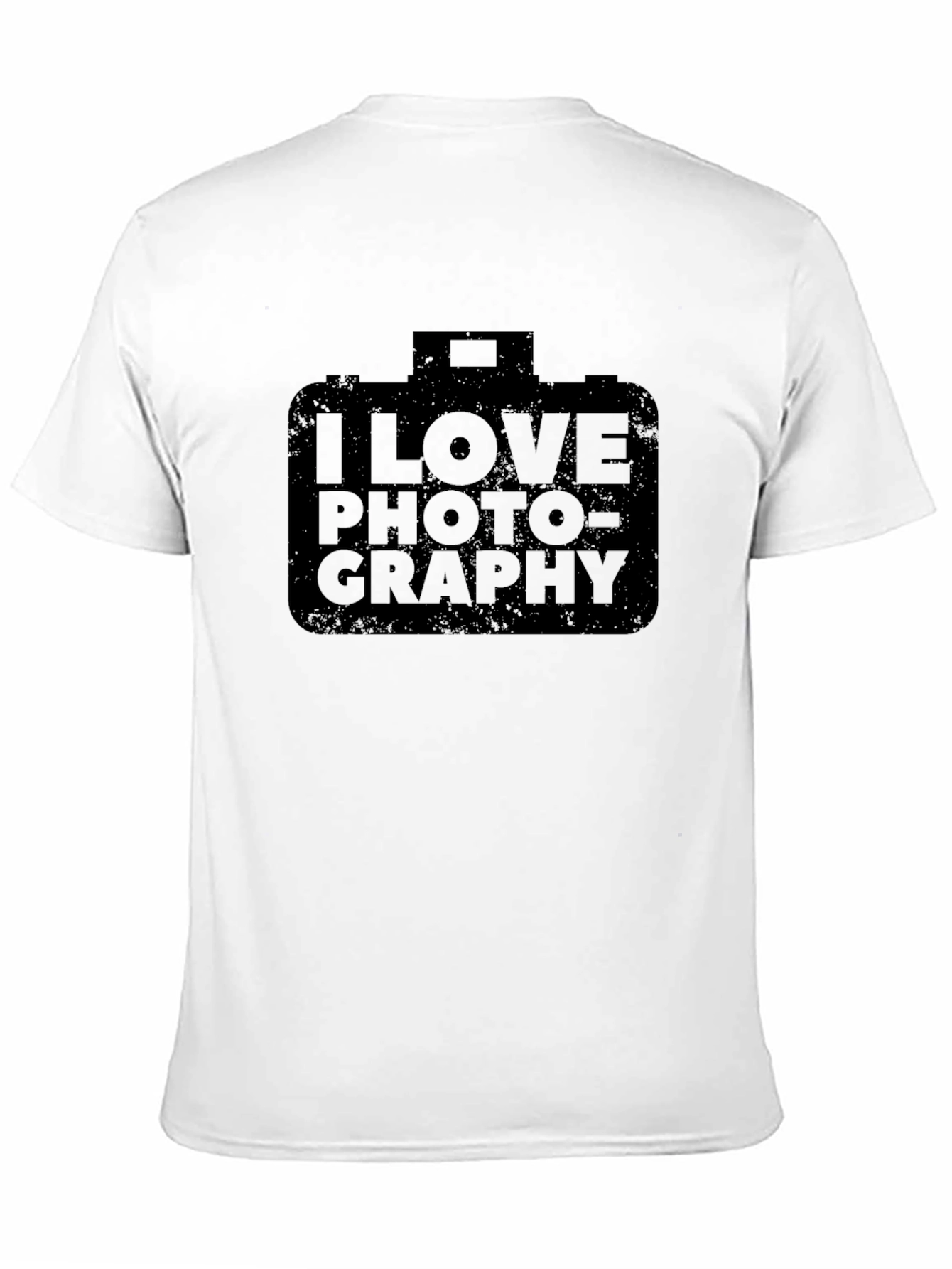 I Love Photography Black Graphic Tee