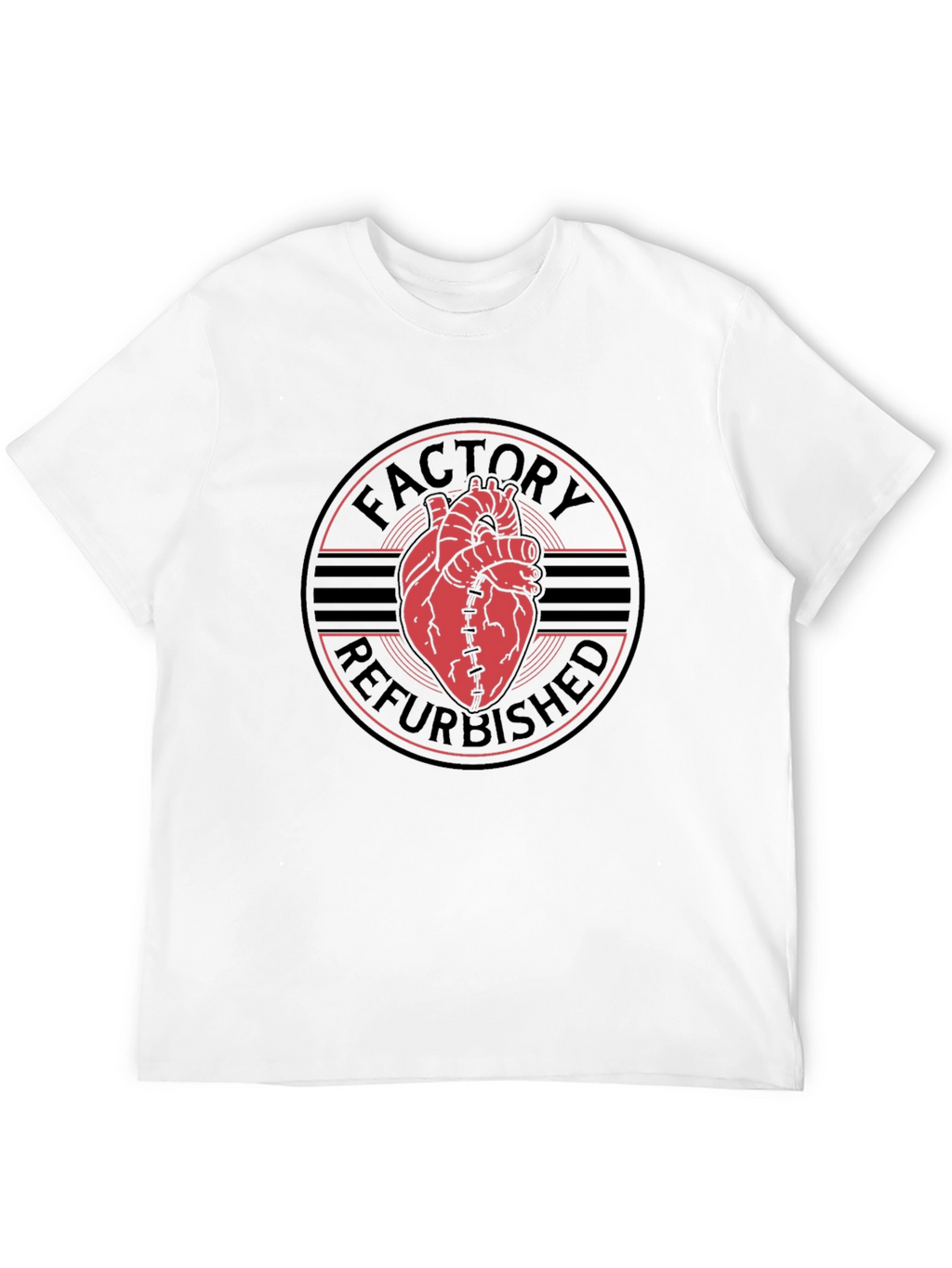 Factory Refurbished Heart Graphic T-Shirt