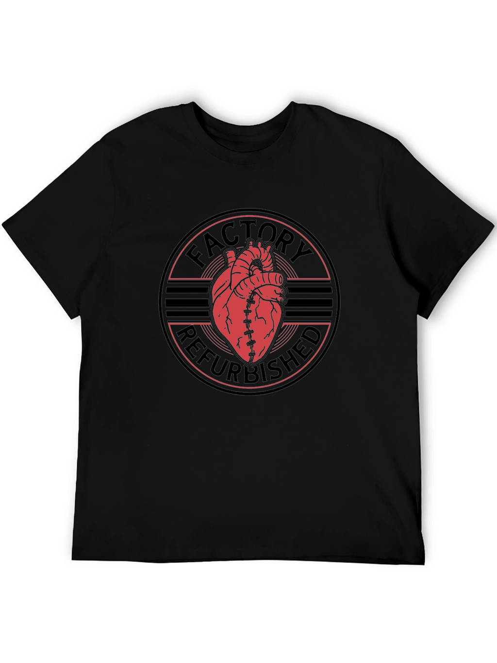 Factory Refurbished Heart Graphic T-Shirt