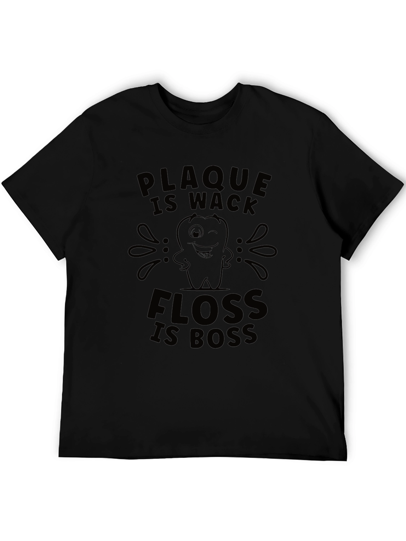 Plaque Is Wack Floss Is Boss Funny Dental T-Shirt