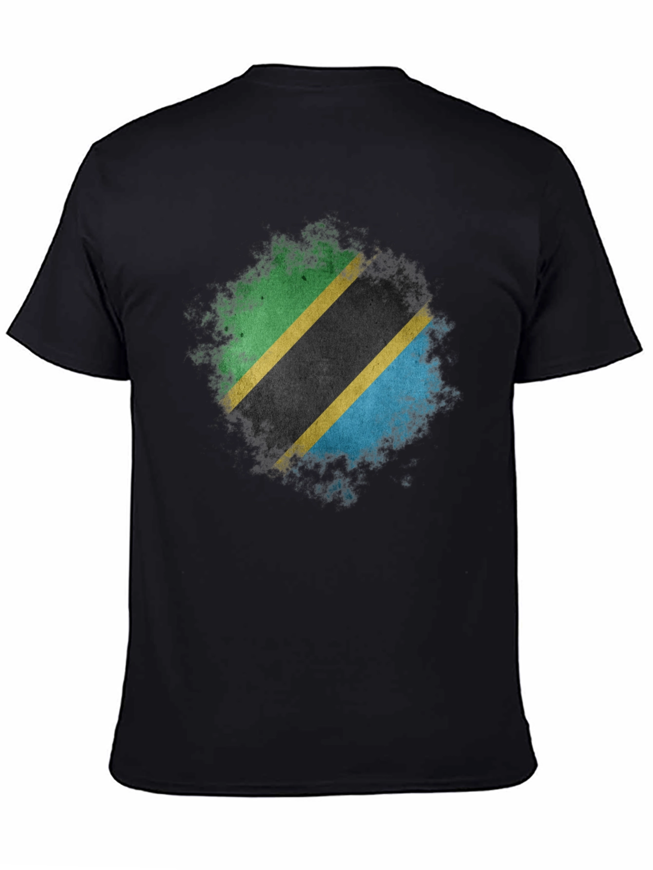 Tanzania Flag T-Shirt - Distressed Design