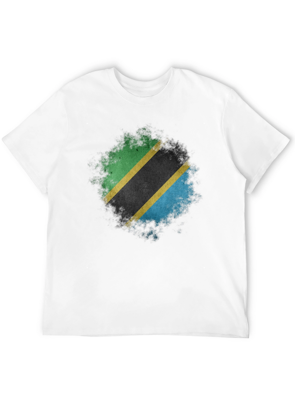 Tanzania Flag T-Shirt - Distressed Design