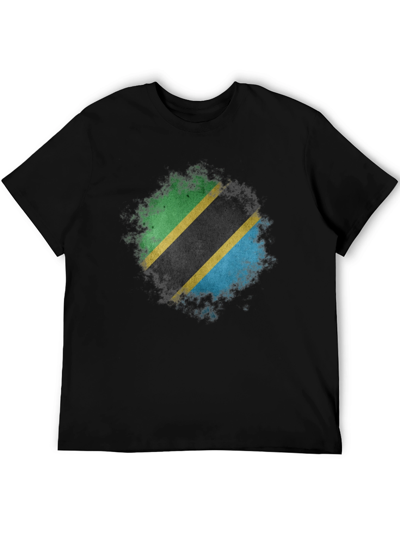 Tanzania Flag T-Shirt - Distressed Design