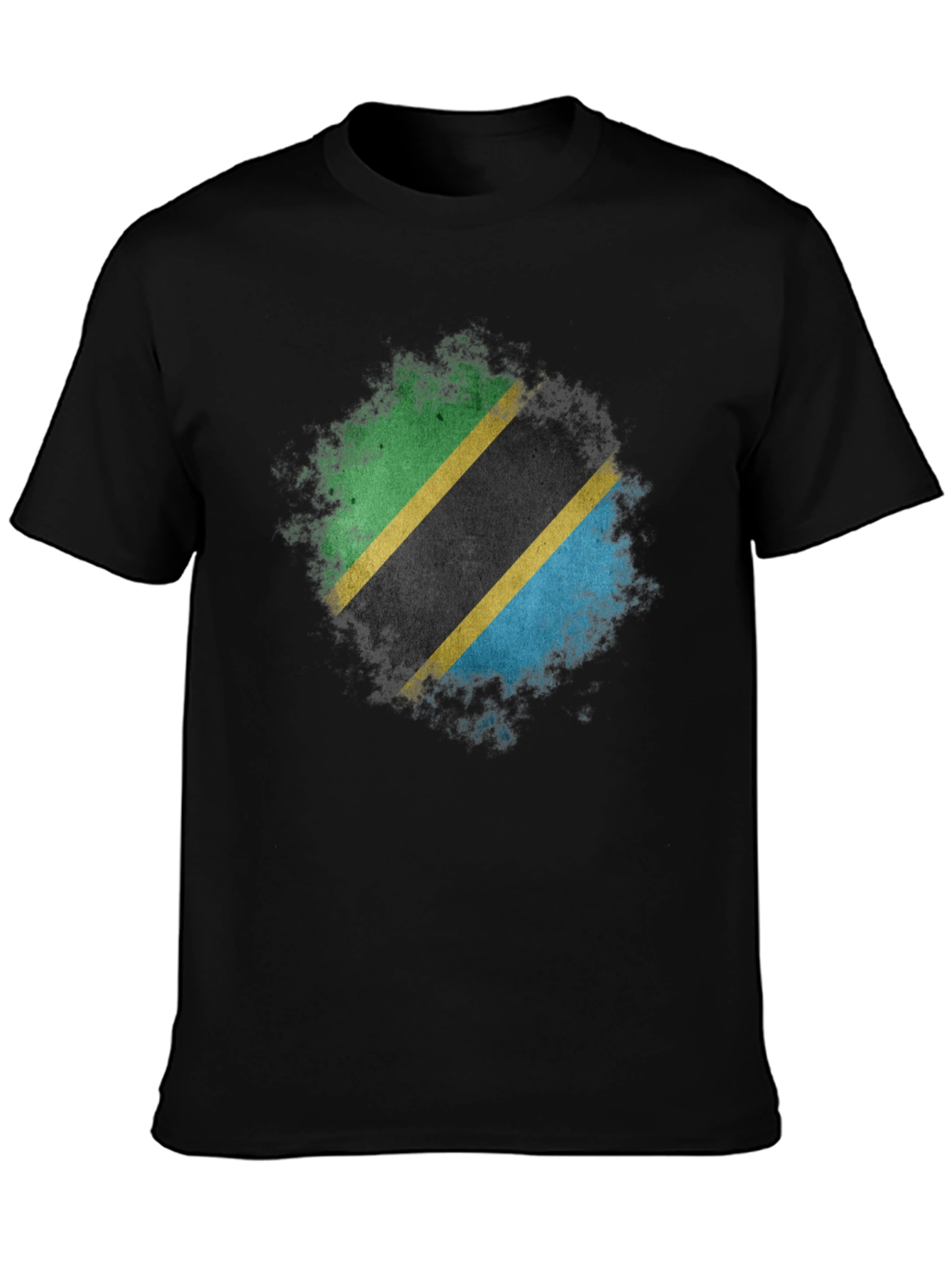 Tanzania Flag T-Shirt - Distressed Design
