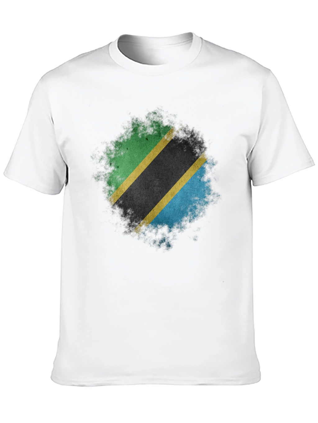 Tanzania Flag T-Shirt - Distressed Design