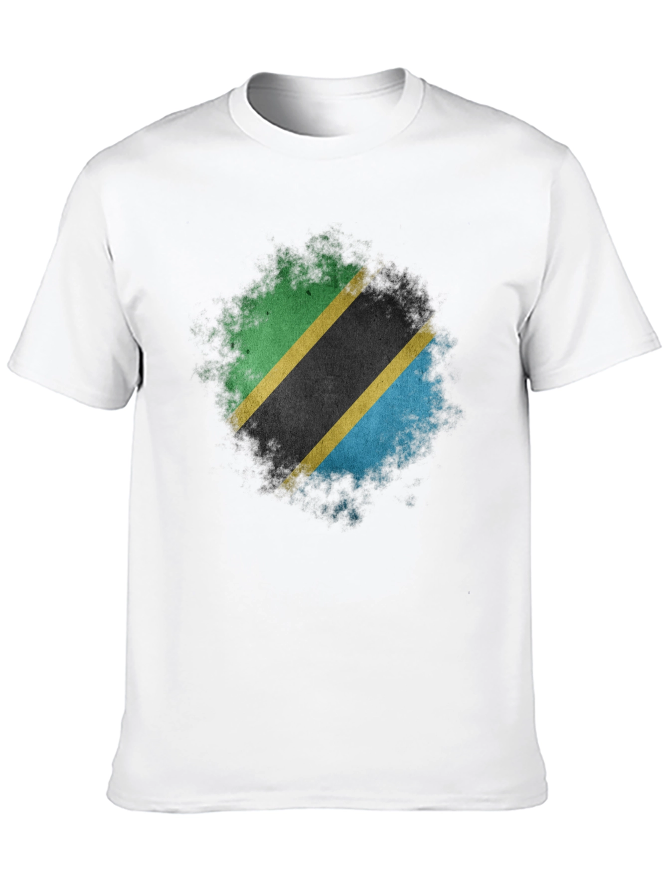 Tanzania Flag T-Shirt - Distressed Design