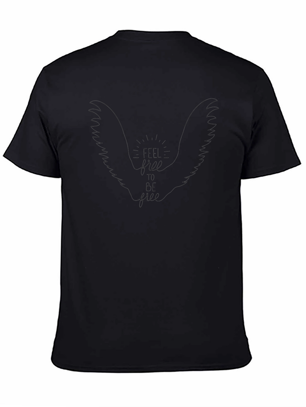 Feel Free Wings Graphic Tee - Casual Comfort