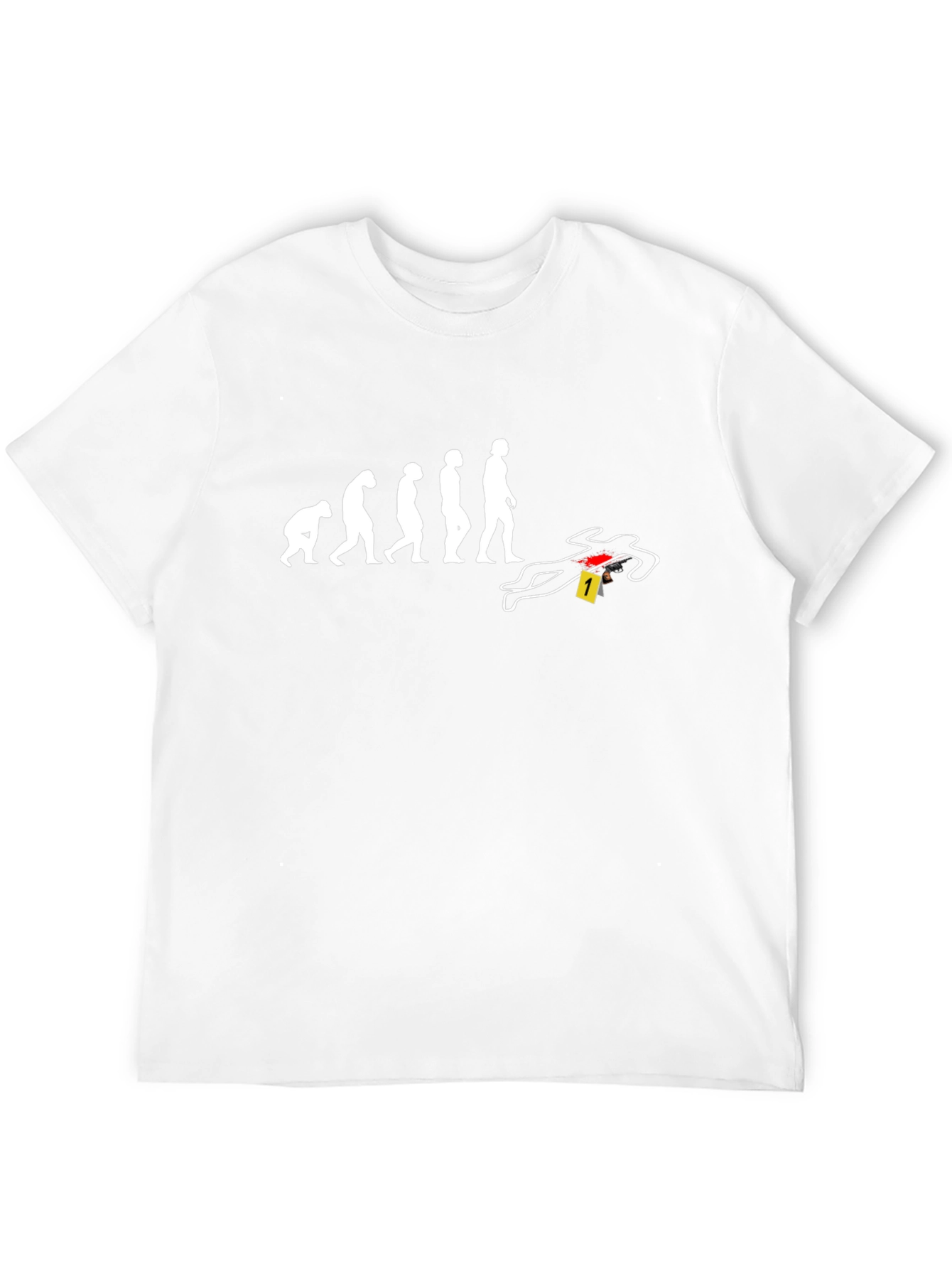 Evolution Crime Scene T-Shirt