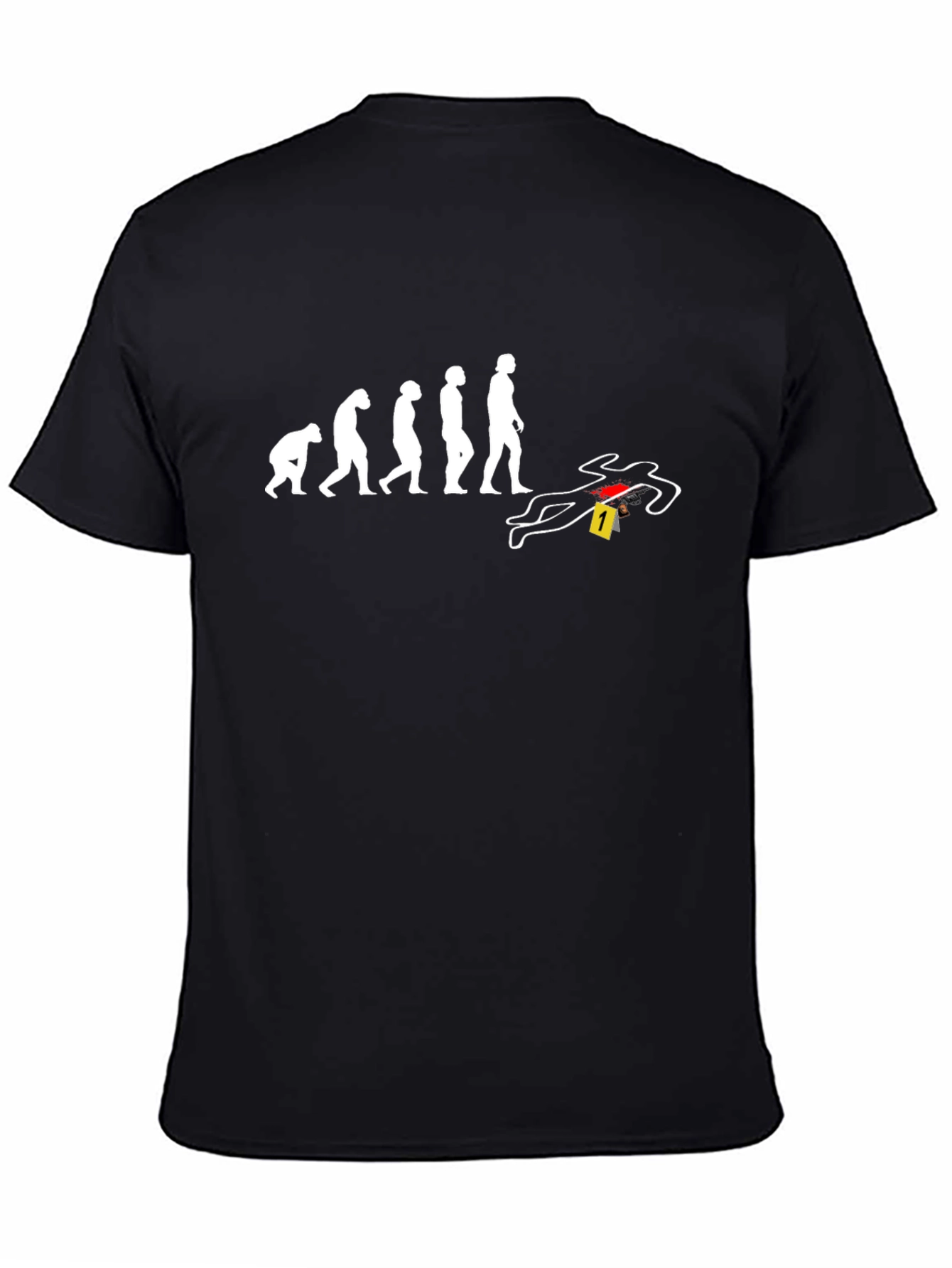 Evolution Crime Scene T-Shirt
