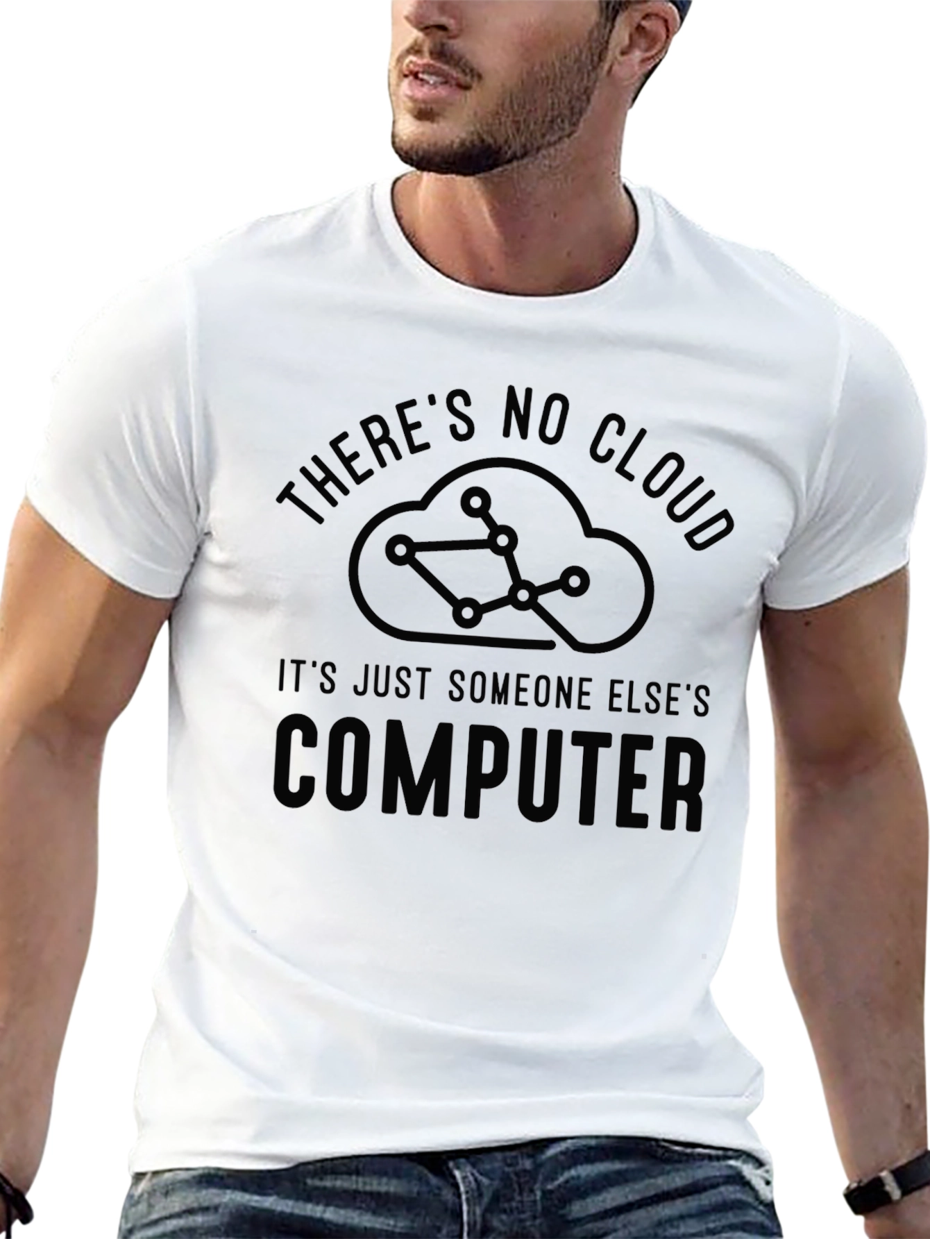 Theres No Cloud Funny IT T-Shirt