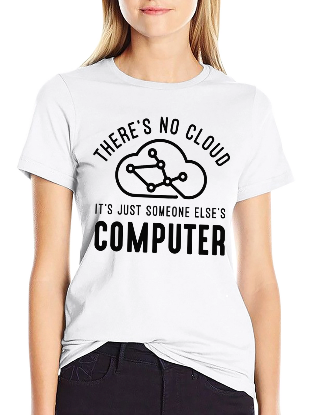 Theres No Cloud Funny IT T-Shirt