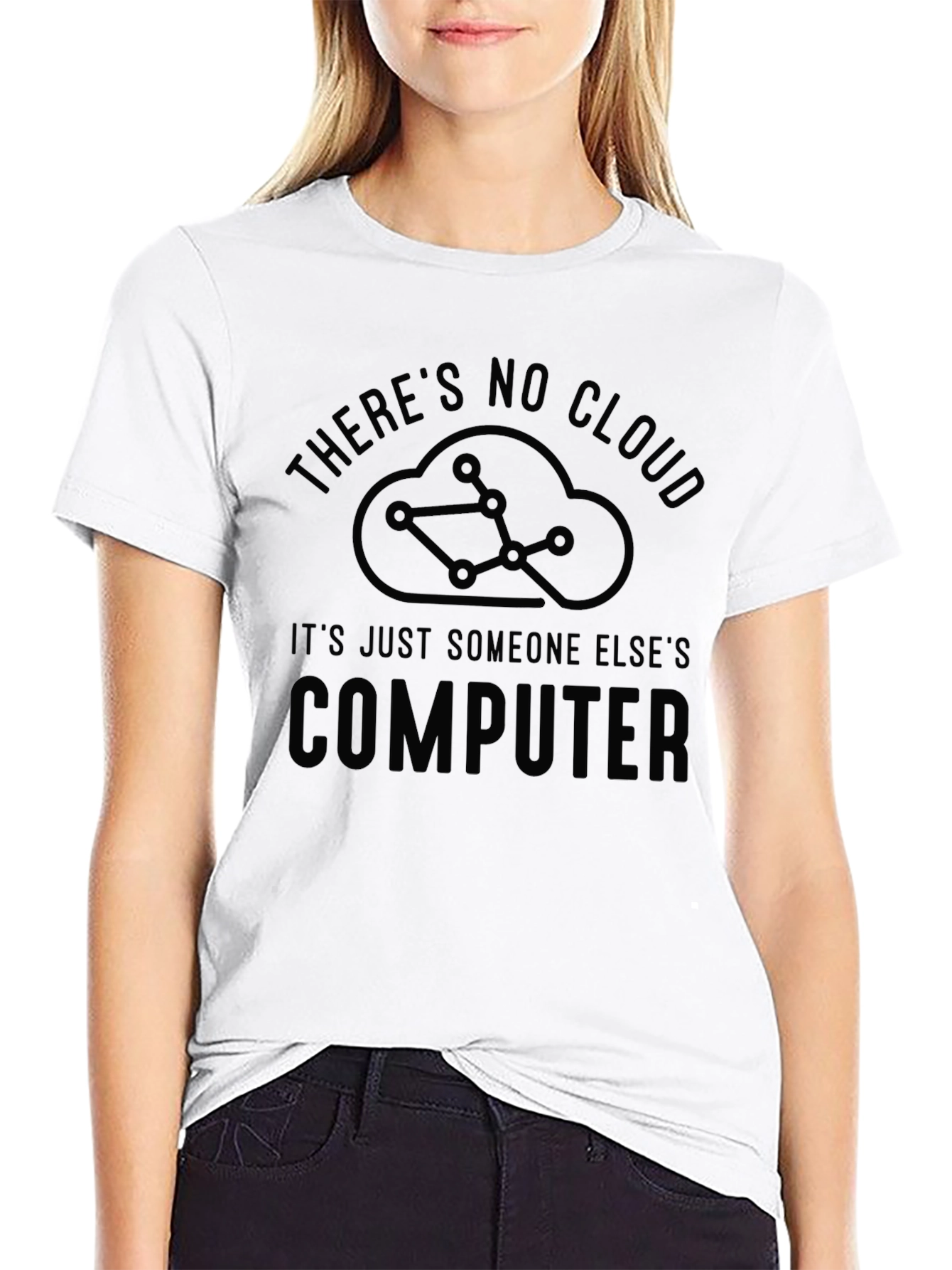 Theres No Cloud Funny IT T-Shirt