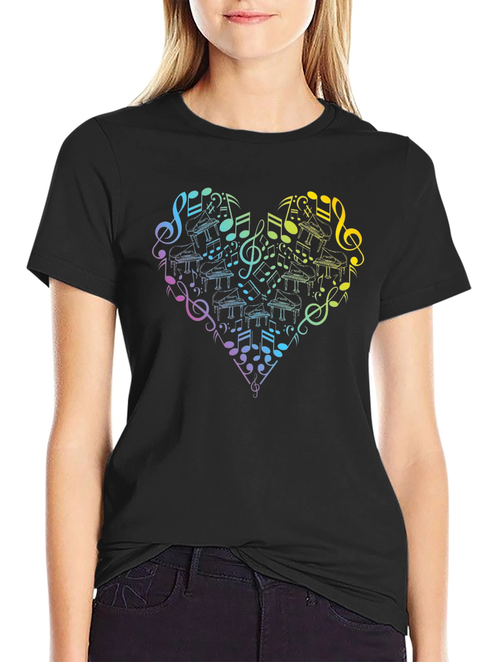 Music Lover Heart T-Shirt